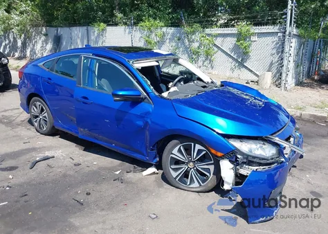 2017 Honda Civic Ex-T z USA, uszkodzony, nr VIN 2HGFC1F30HH646642
